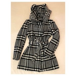 ZARA Houndstooth Coat
